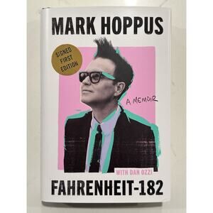 Autographed Mark Hoppus Signed Book Fahrenheit-182 A Memoir Blink 182 #5
